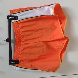 Nike dri-fit women's shorts, tangerine, medium